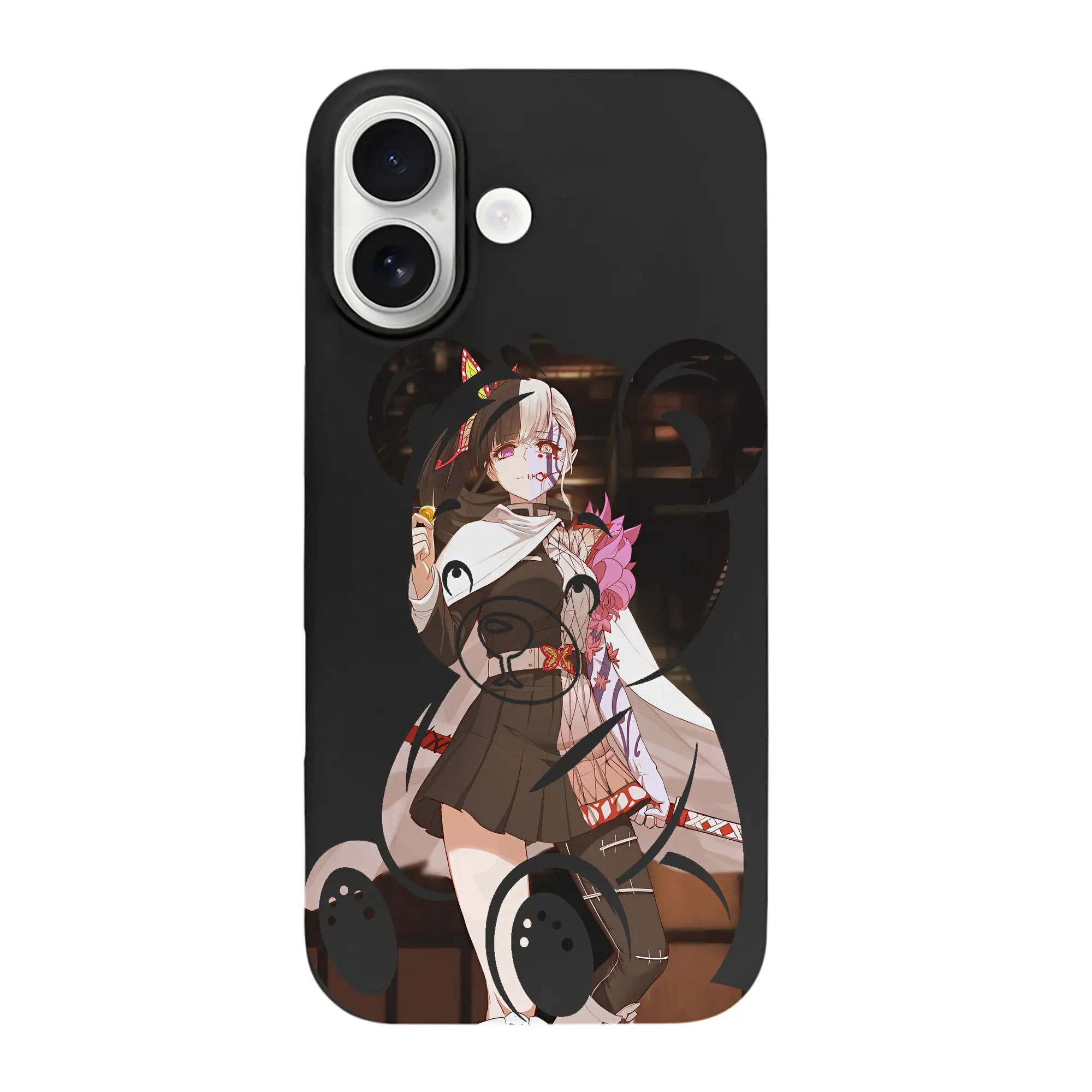 鬼滅の刃 グッズ,栗花落 カナヲ - iPhone 17 シリーズ シリコンケース 薄型 耐衝撃 指紋防止 ソフトタッチカバー 精密フィット 傷防止 保護ケース iPhone 17/17 Air/17 Pro/17 Pro Max 対応